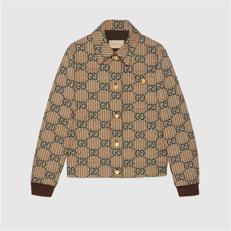 gucci green satin bomber|GG wool bomber jacket in beige and dark green .